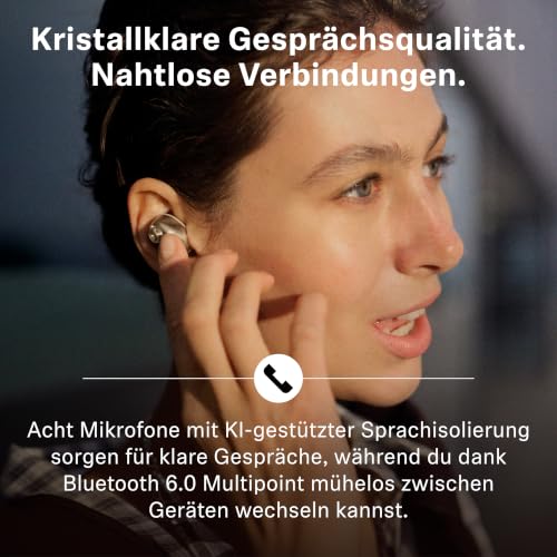 Sennheiser Momentum True Wireless 5 Bluetooth-Kopfhörer, 40 Stunden Akkulaufzeit, ANC