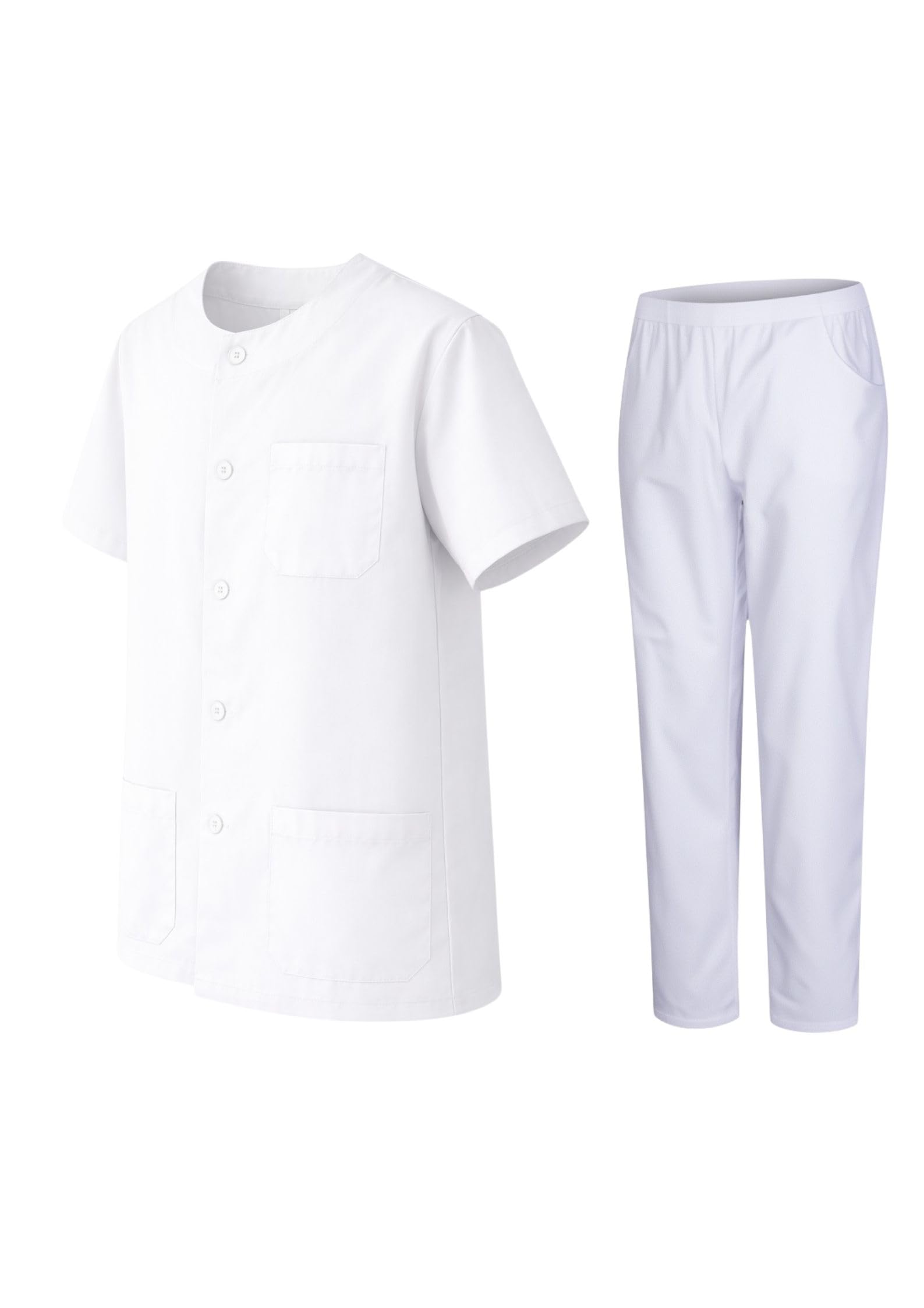 Victory Uniforme Sanitario Casaca Pantalón Transpirable Resistente 190g Mezcla Algodón Poliéster Serie 832&8312