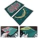 Poker Table Felt Mat | Foldable Portable Card Game Tabletop Layout,Poker Felt Table Cover,for Family Night Gathering Party Holiday