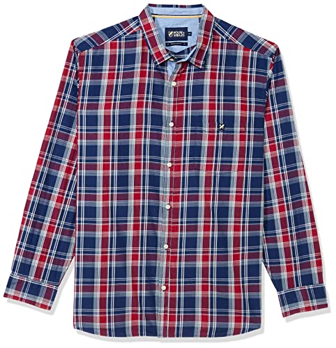 Image of Amazon Brand - House & Shields Men's Checkered Regular Fit Casual Shirt