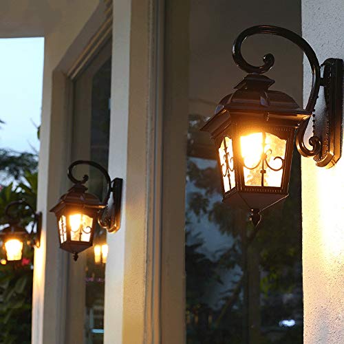Lanterne en métal étanche haut de gamme avec diffuseur en verre robuste