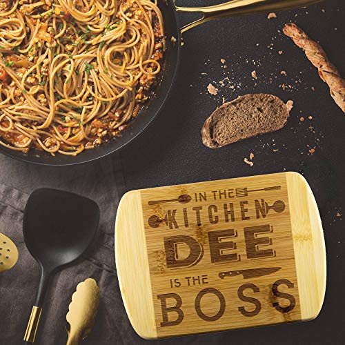 Unique-Mothers-Day-Gifts-In-The-Kitchen-Dee-Is-The-Boss-Funnyd-Name-Love-Kitchen-Funny-Kitchen-Cutting-Board-Bamboo-Engraved-Cutting-Board-Best-Gifts-For-Mom Unique Mothers Day Gifts In The Kitchen Dee Is The Boss Funnyd Name Love Kitchen Funny Kitchen Cutting Board Bamboo Engraved Cutting Board Best Gifts For Mom