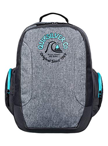Quiksilver Schoolie: Mochila Grande Para Chicos 8 16  Niños  light grey heather  1SZ