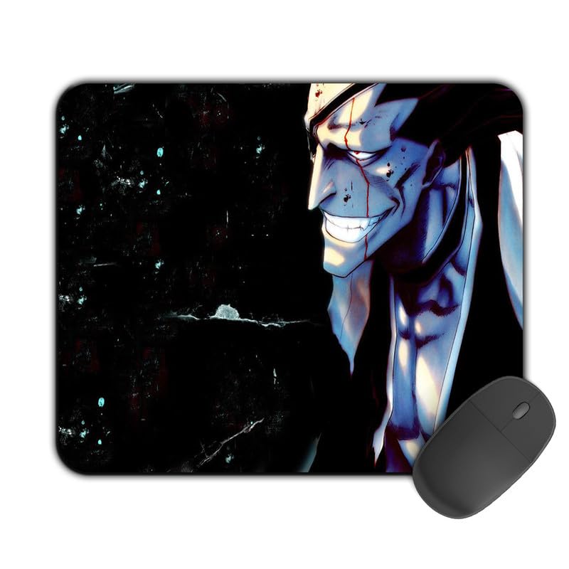 Image of Printed Designer Mouse Pad Kenpachi Smile (200MM X 240 X 3MM) Enhance Gaming and Work Performance Comfortable and Precise Non-Slip Water Proof Bleach Mouse Pad.
