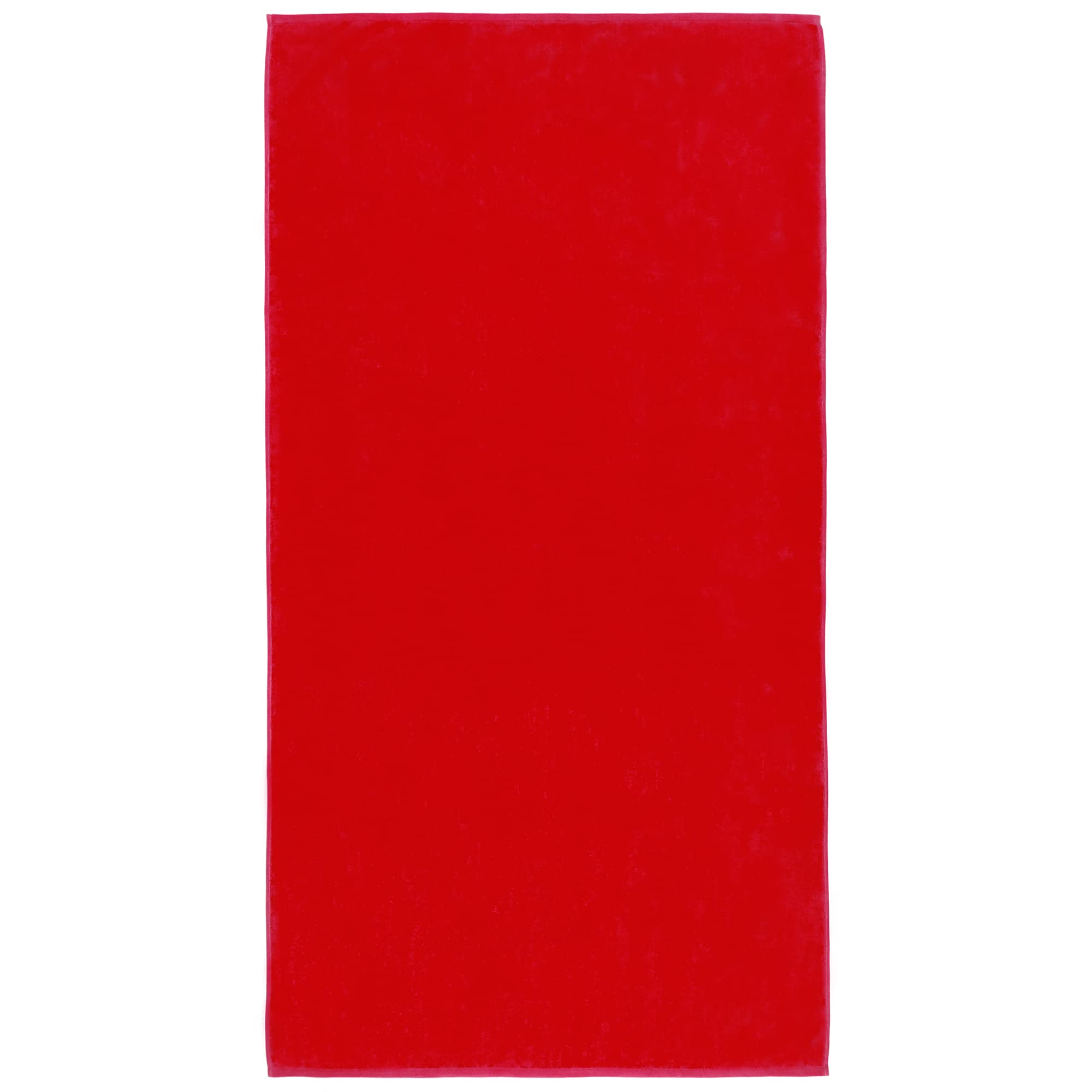 Beachland - Toalla de playa de lujo sólida de 40 x 76 pulgadas, estilo piscina y resort, 100% algodón, extra suave y absorbente (rojo)
