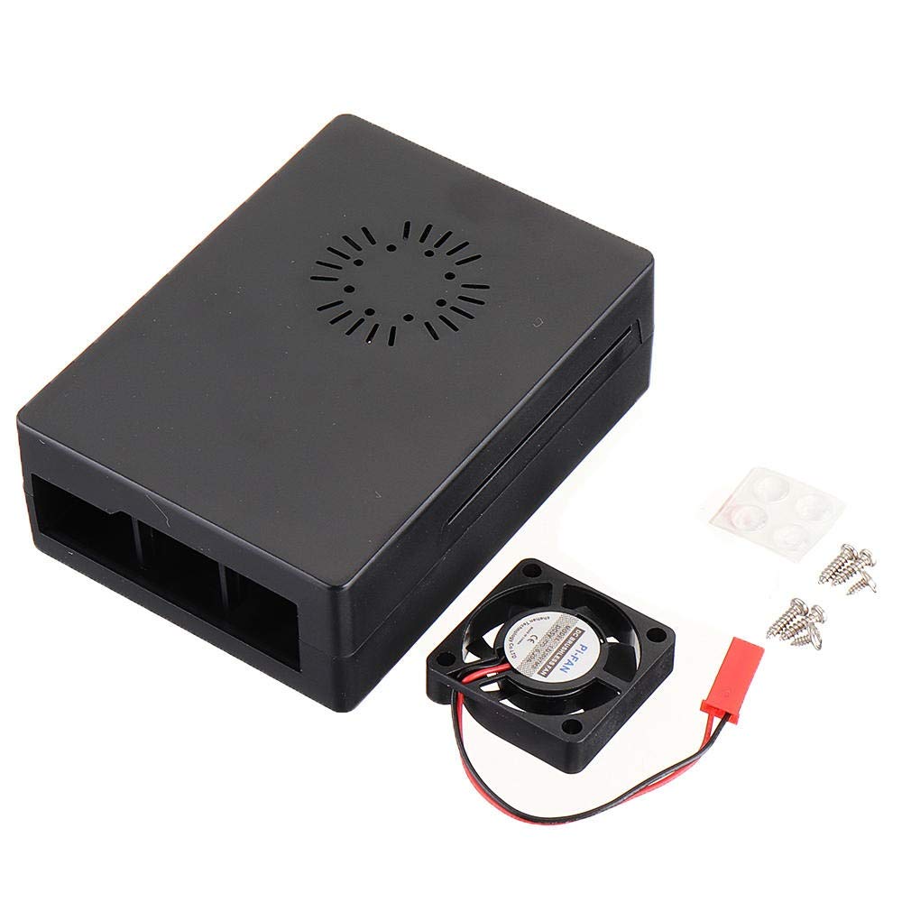 REES52 Rspberry Pi Case,ABS Case/Shell/Enclosure with a Mini Cooling Fan for Rspberry Pi 3 Model B, Rspberry Pi 3 Acrylic Case (Grey) (B078RCWMGT) Amazon Price History, Amazon Price Tracker