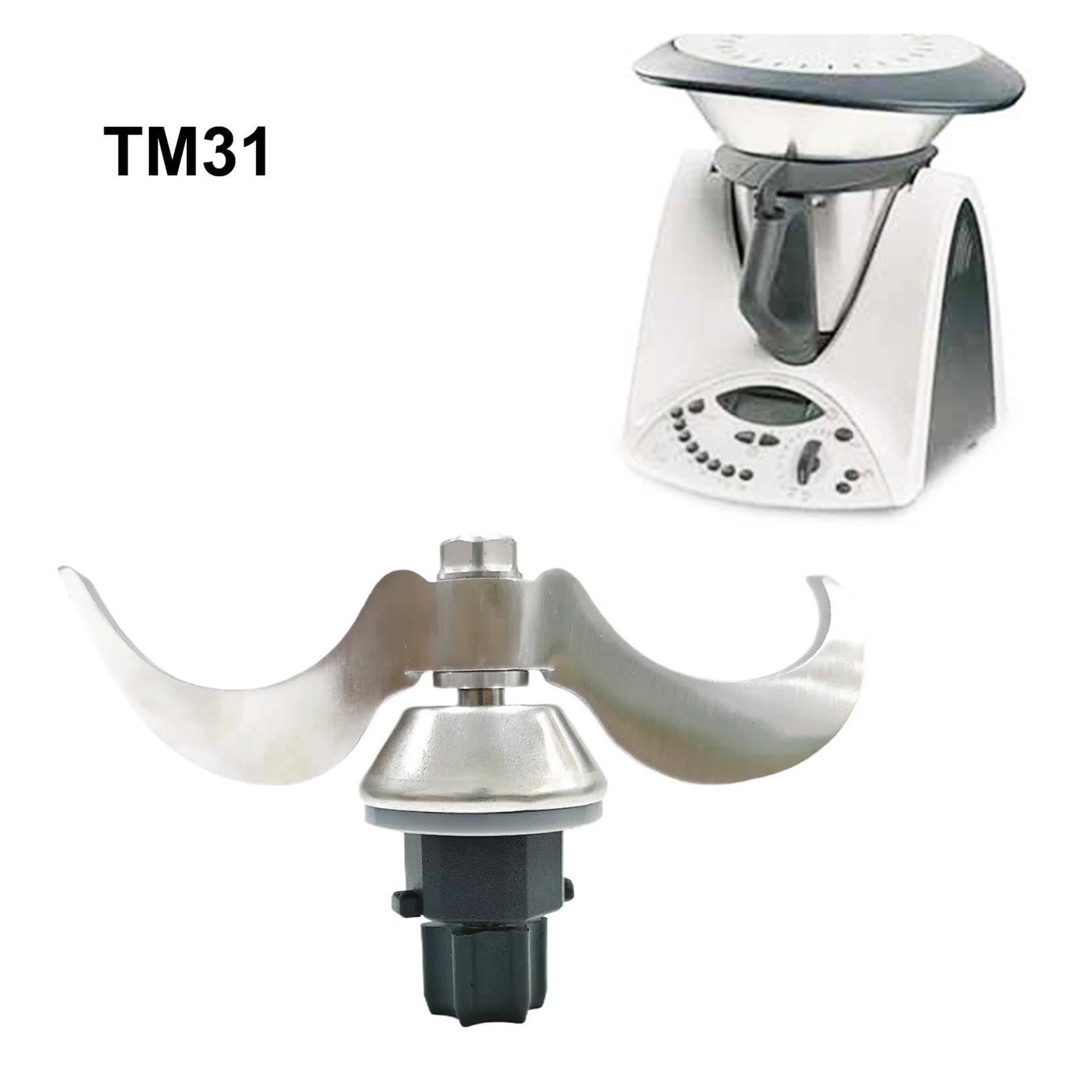 Głowica ostrza Ostrze do ciasta kompatybilny z Thermomix TM31 Ostrze miksera do ugniatania Mieszaj mąkę Gładki nóż blendera