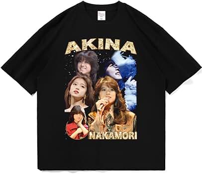 Amazon.co.jp: 中森明菜 Tシャツ rap hiphop music A8404 : ホビー