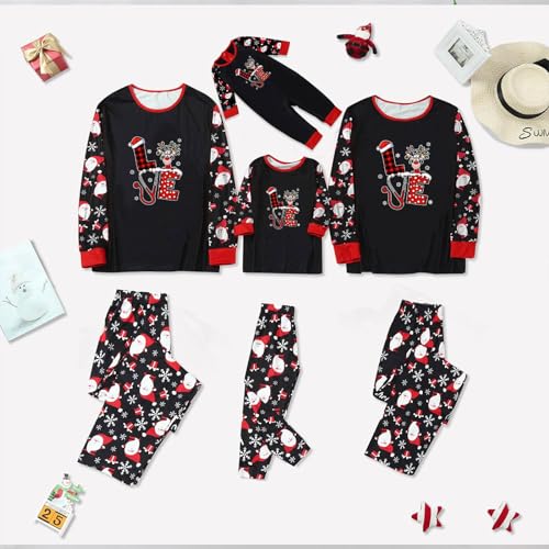 Masrin-Pyjama-de-Noel-Famille-Ensemble-Chaud-Couple-Ensemble-Renne-Noel-Pyjama-Long-Pyjama-de-Noel-Pyjama-de-Noel-Vetements-de-Nuit-Noel-Maison-Costume-de-Noel-Sleepwear-pour-Femmes-Hommes-Enfants