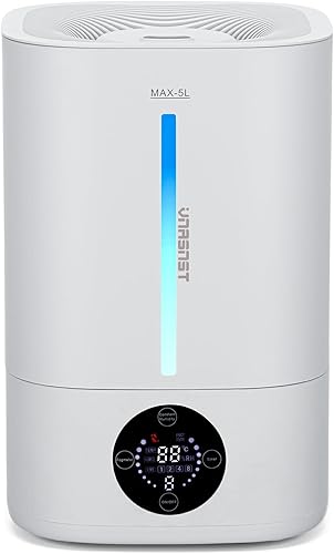 VNASNST Humidificadores pequeños para dormitorio de bebé, hogar, humidificador ultrasónico inteligente de niebla fría de 5 litros, tiempo de disponible en Yaxa Venezuela