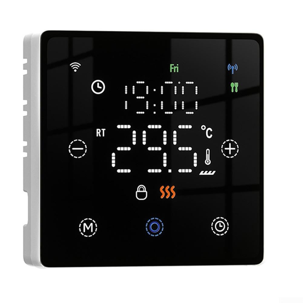Termostato WiFi para inteligente Programable 7 Días para tuya(white)