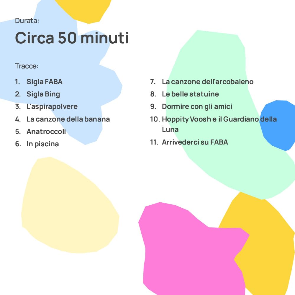 Faba Personaggio Sonoro – Un giorno con Bing - Storie sonore per bambini 1-3 anni - Ascoltabile con i Raccontastorie, versione italiana