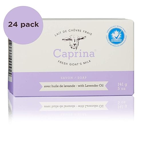 Miniatura 2 de Caprina - Jabón en barra de leche de cabra fresca, aceite de lavanda, barras de jabón de manos y cuerpo de leche de cabra orgánica, hidratante,