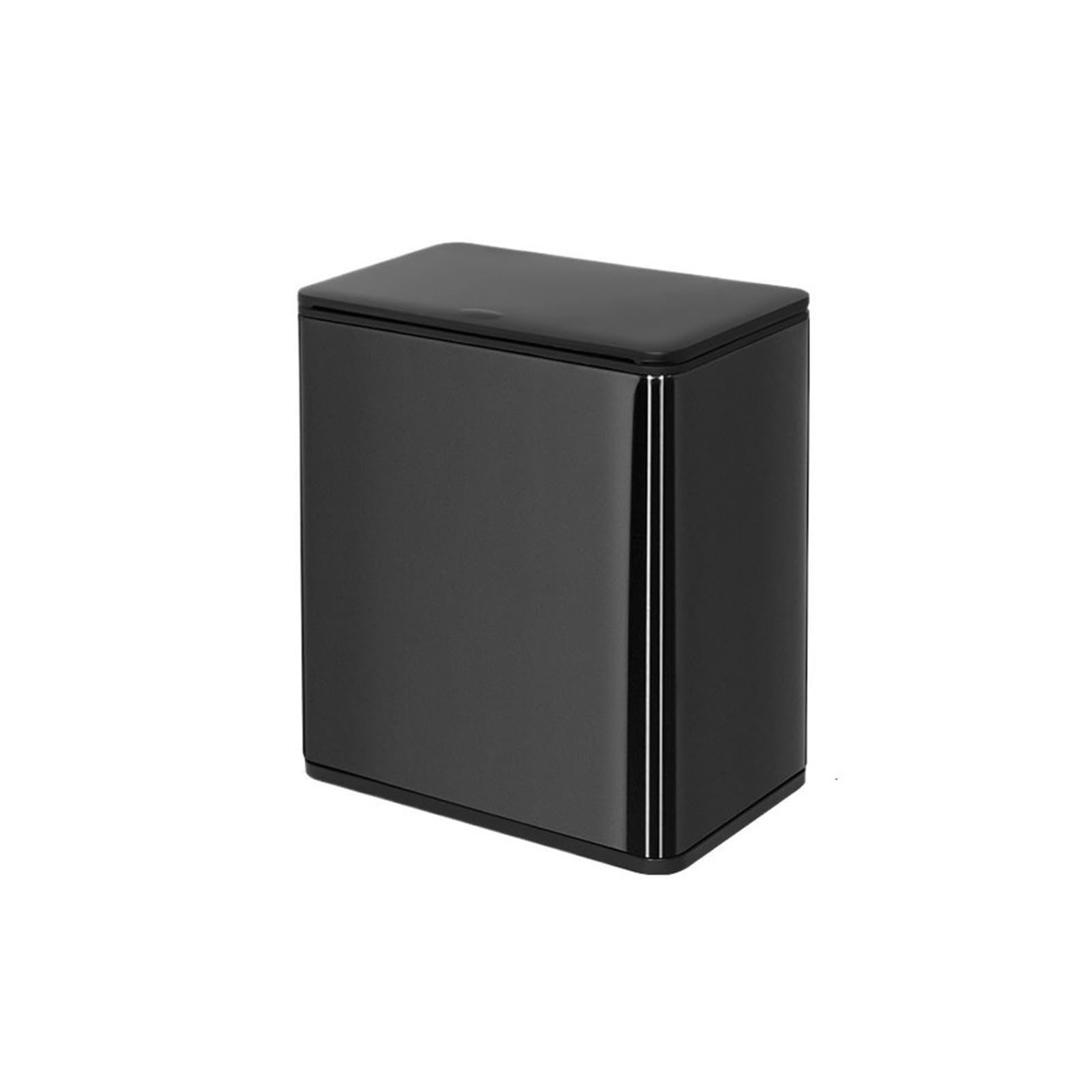 Z4T8M2K6G5 Waste Bin Chinese-style Trash Can Bedroom, Minimalist Garbage for Toilet Kitchen Office Trash Can(Black)