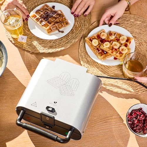 SENYA Wafel en sandwichmaker, 3 in 1 wafelijzer, wafels, wafels tosti's