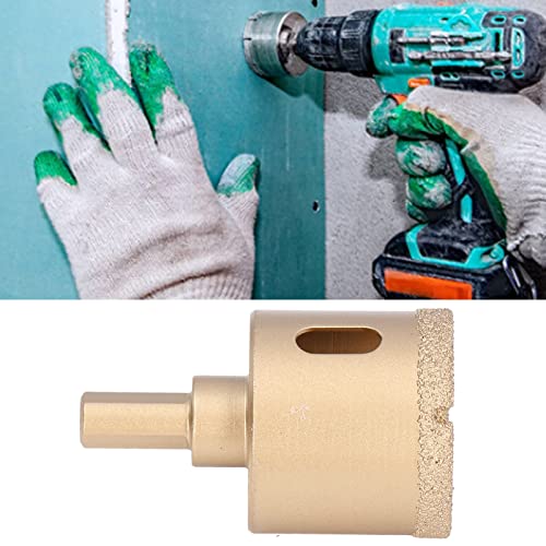 Diamond Drill Bit, 22-40mm Brazed Hole Saw, Hollow Cutter for Glass Tile Marble, Porcelain, Rock, Porcelain(40mm) - Image 3