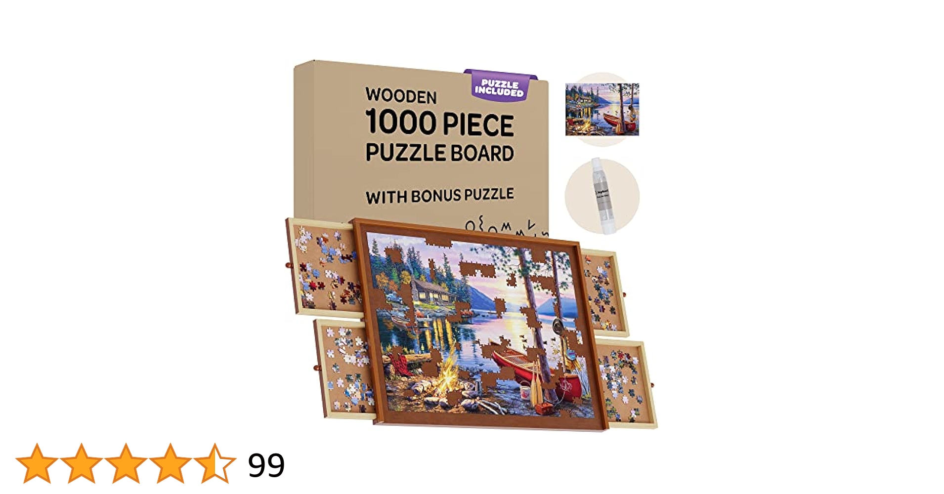 Amazon | JoyBerri ジグソーパズルボード - 無料のパズル/1000