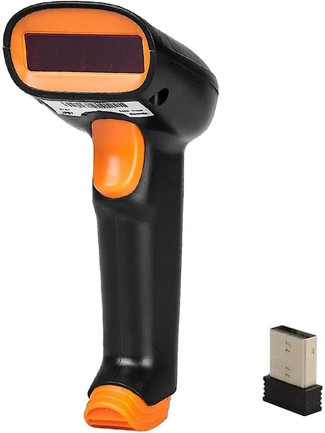 GPECTIFO Handheld Barcode Scanner Barcode Scanner 2.4G Wireless 1D Barcode Scanner Up To 50m Light USB Wired Wireless 1D Scanner Reader Fast and Accurate