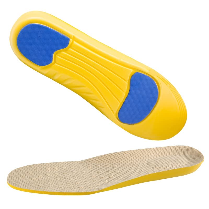 Semelle orthopédique de sport amortissante en gel de silicone EU43