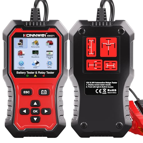 KONNWEI KW371 Battery Tester & Relay Tester 2 in 1