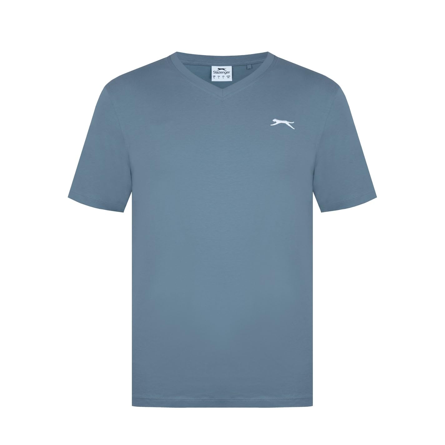 Slazenger Mens V Neck T-Shirt Slate 3XL