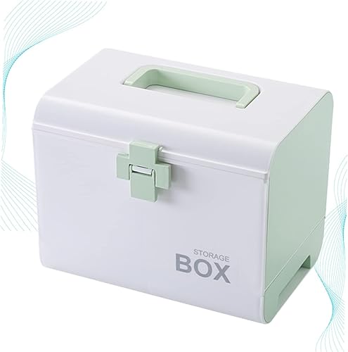 Miniatura 7 de DECHOUS Organizador de medicamentos, organizador de primeros auxilios para viajes en casa