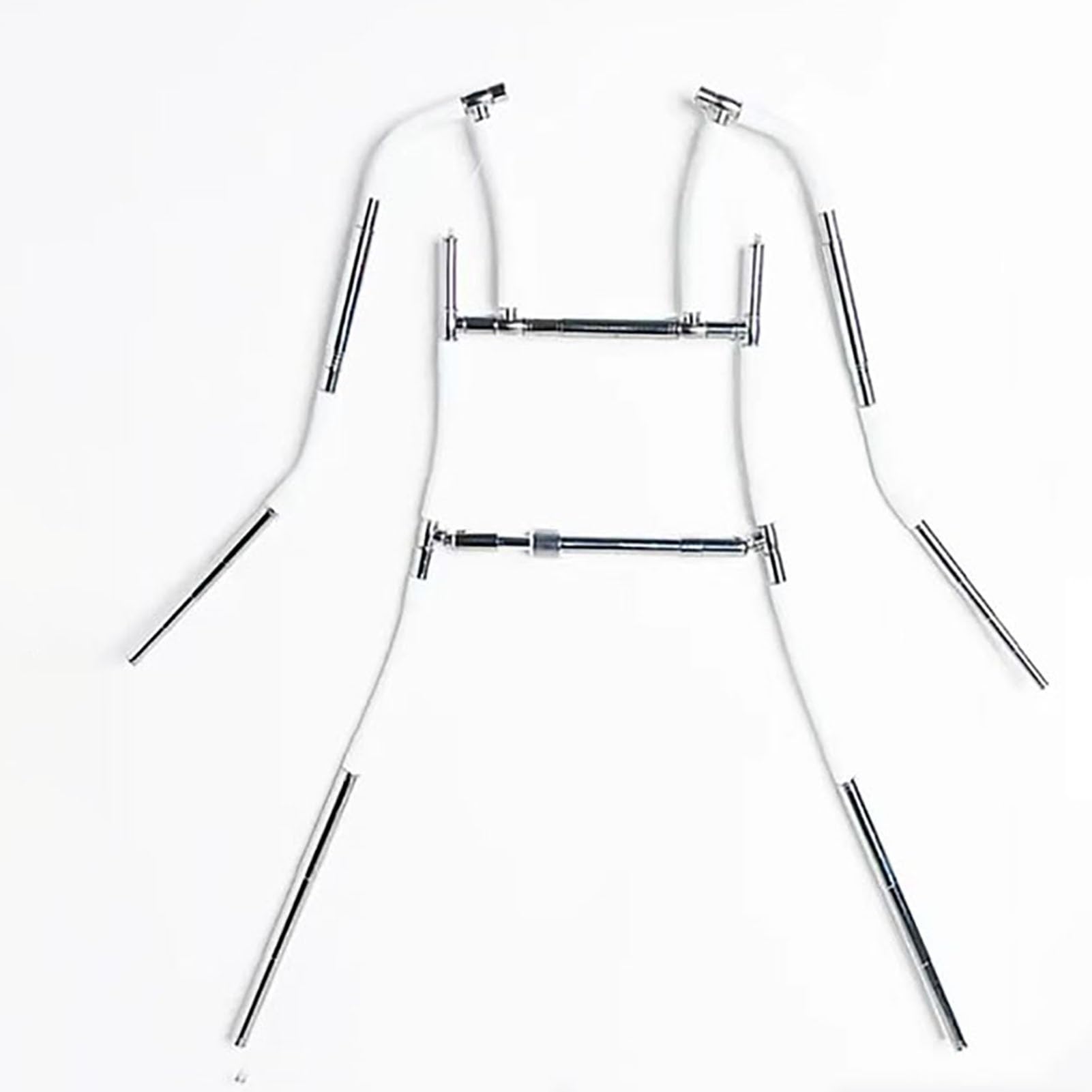 HCZKIUJY Mannequin Hanger Dress Hangers for Women Long Dresses Poseable, Metal Body Shape Clothing Display Hangers with Adjustable, Hangers Closet Clothes Organizer
