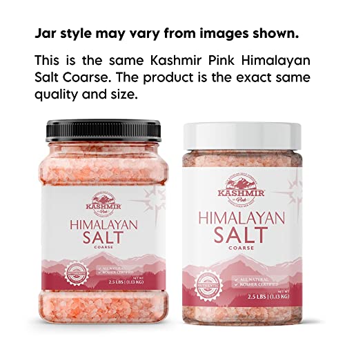KP-CRS-2.5-JAR-S La Salt Co Kashmir 2.5 Lbs Pink Himalayan Salt Jar, Coarse | 100% Pure, Food Grade With 84 Trace Minerals | Kosher Certified thumb #8
