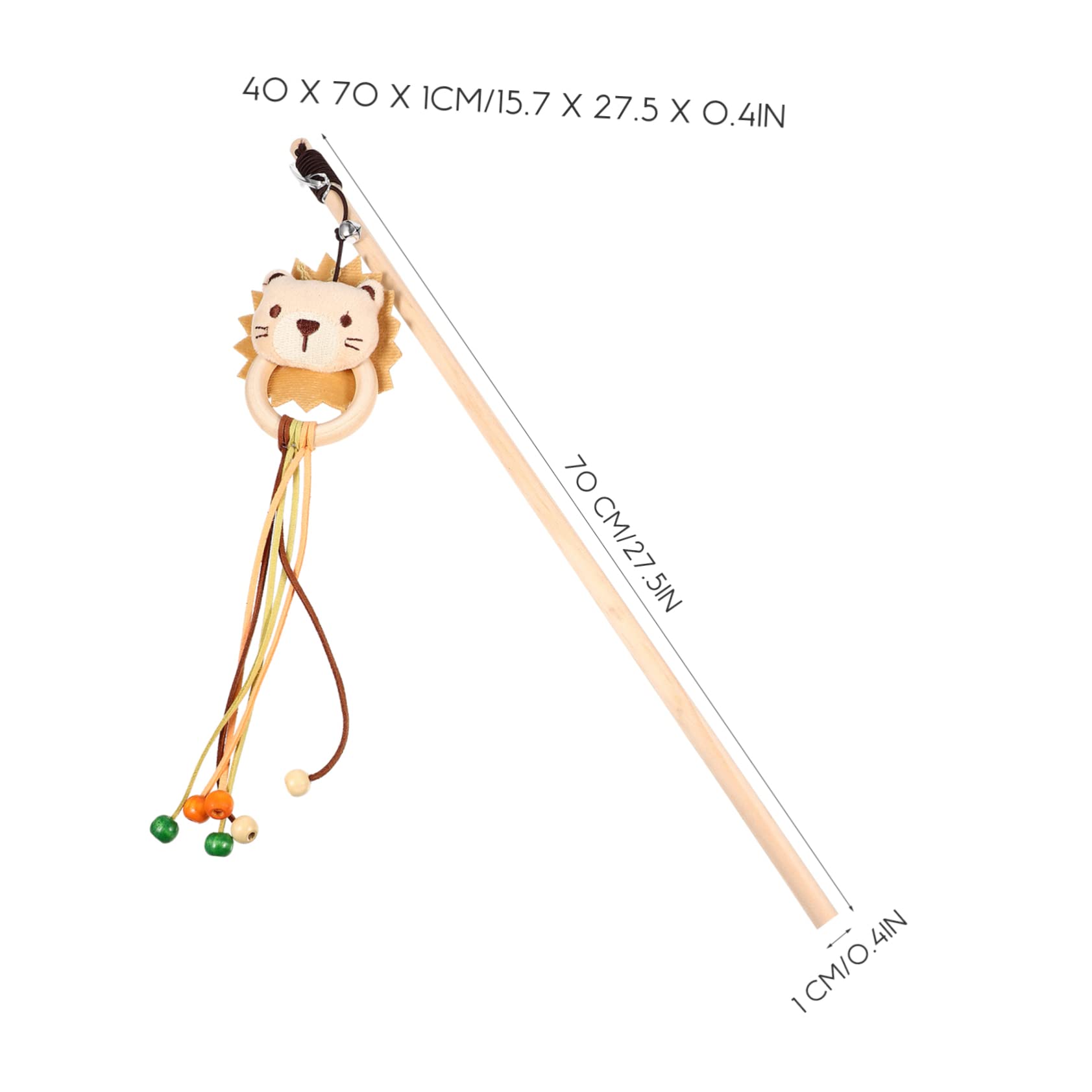Happyyami 10 Pièces Balle Jouet pour Chat Interactive Cat Toy Chat Accessoire Poussin Jouet Chats taquiner Les Jouets Chat Jouet bâtons de taquineries de Chat Jouet pour Chat d'intérieur