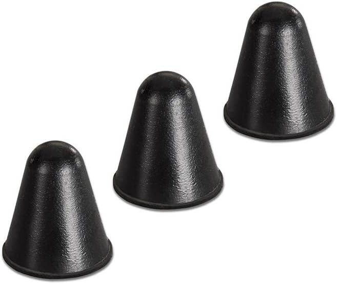 Bumper Specialties Self Adhesive Bumper Feet 0.787" x 0.886" (20.0mm x 22.5mm) Clear Conical Polyurethane Pads for Industrial Surface Protection, 1,000 Pieces per Box, BS57