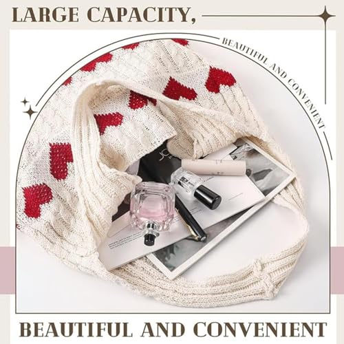 Bolso Tote de Crochet para Mujer 3 Pcs Verano miniatura 4