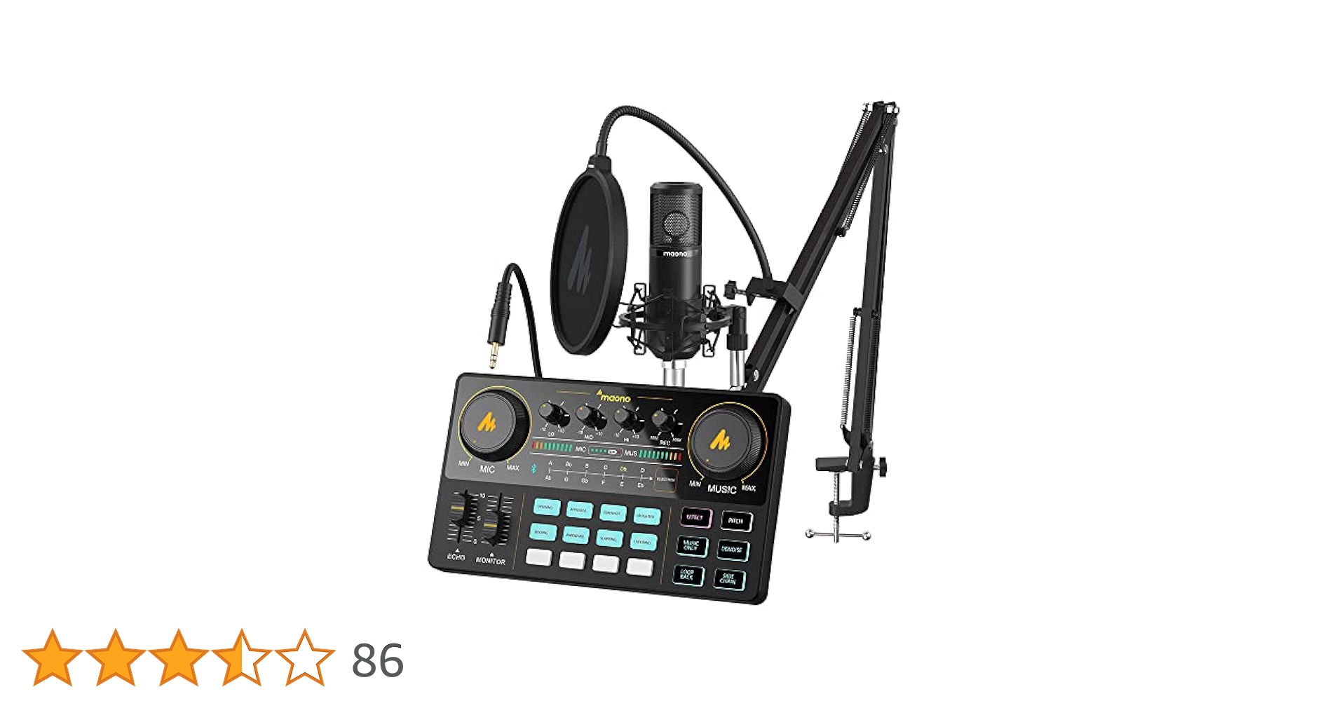 maono AU-AM200-S4 XLRマイク付属 Amazon | MAONO オーディオミキサー オーディオインターフェース