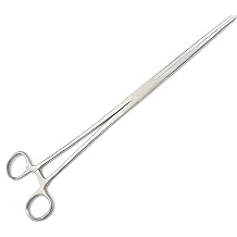 14" Long Straight Hemostat Forceps - Stainless Steel Locking Tweezer Clamps - Ideal Hemostats for Nurses, Fishing Forceps, Crafts and Hobby by G.S Online Store