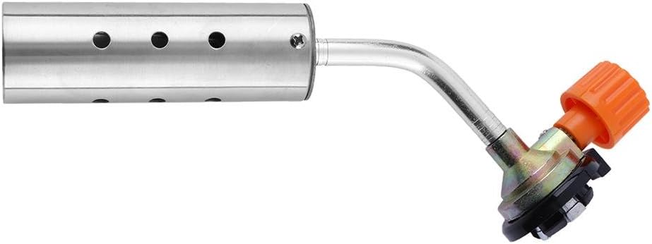 Whitelotous Cooking Torch BBQ Flamethrower Welding Gun Burner Gas Blow Ignition Tool for Outdoor Camping