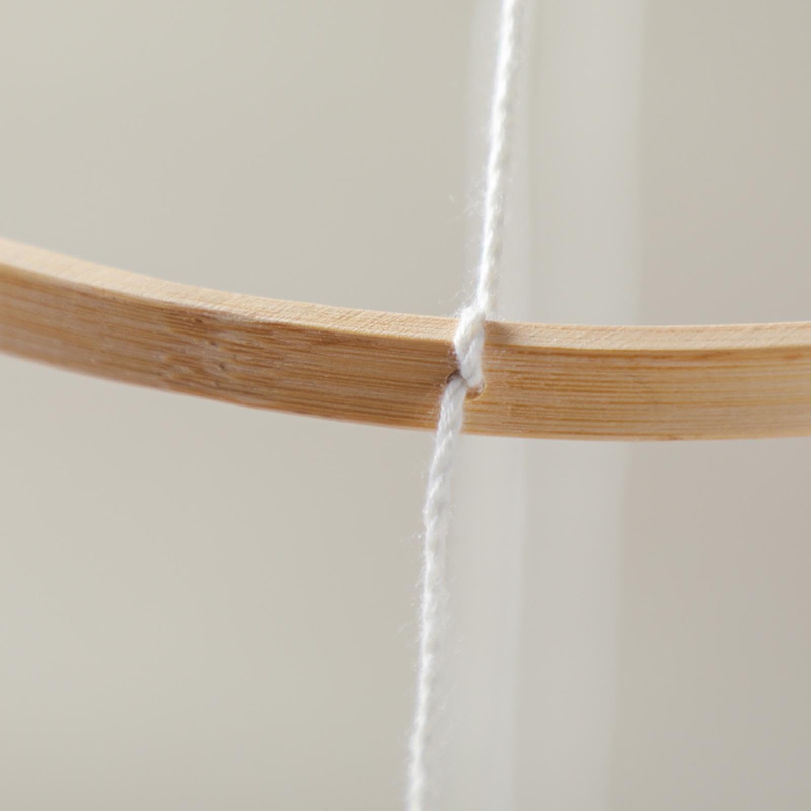 Harayaa Telaio Mobile in Legno per Bambini, Fai da Te Arillo da Soffitto, Supporto Giostrina Culla Neonato, 23 Cm
