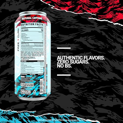 GHOST ENERGY x FAZE CLAN (FAZE POP) Performance Energy Drink 12Pack Case x 16oz Cans