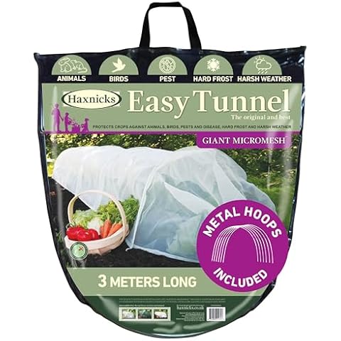 Haxnicks Giant Easy Tunnel Micromesh Garden Tunnel Cover