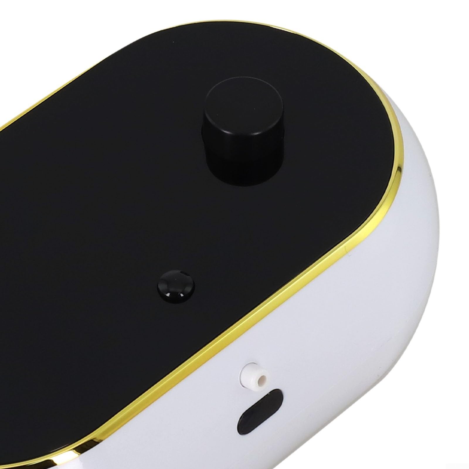 Dispenser automatico di sapone da 450 ml, montaggio a parete senza contatto, con display LCD e temperatura per cucina e bagno (schiuma bianca)