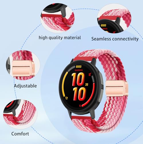 Correa de nylon para Garmin Bounce 2, roja miniatura 2