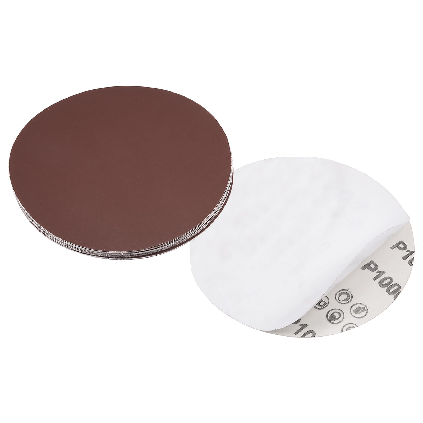 CoCud PSA Sanding Discs, 6 Inch Dia 1000 Grits, Self Adhesive Sticky-Back Sandpaper - (Applications: for Woodworking Metal Finishing), 20-Pieces