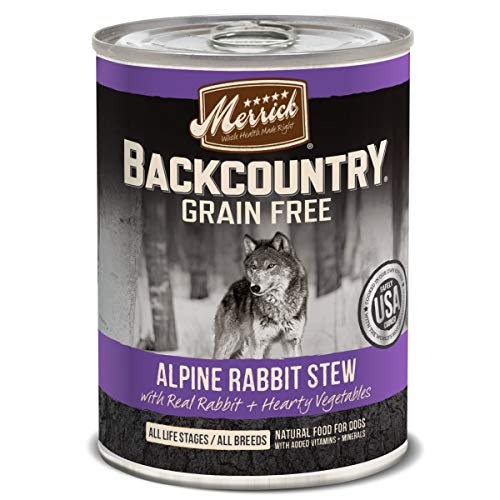 Merrick Backcountry Grain Free Wet Dog Food Alpine Rabbit Stew - (12) 12.7
