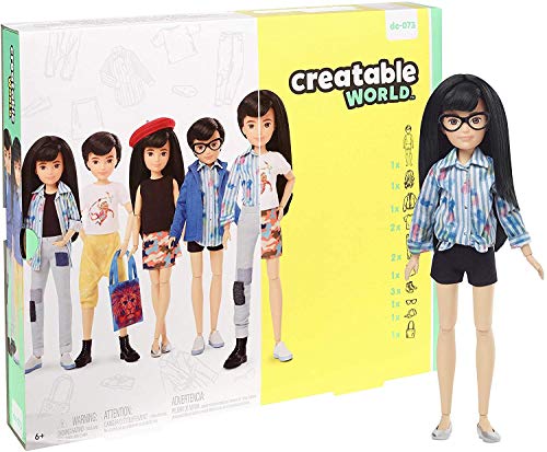 Kit Deluxe Muñeca Personalizable Creatable World miniatura 1