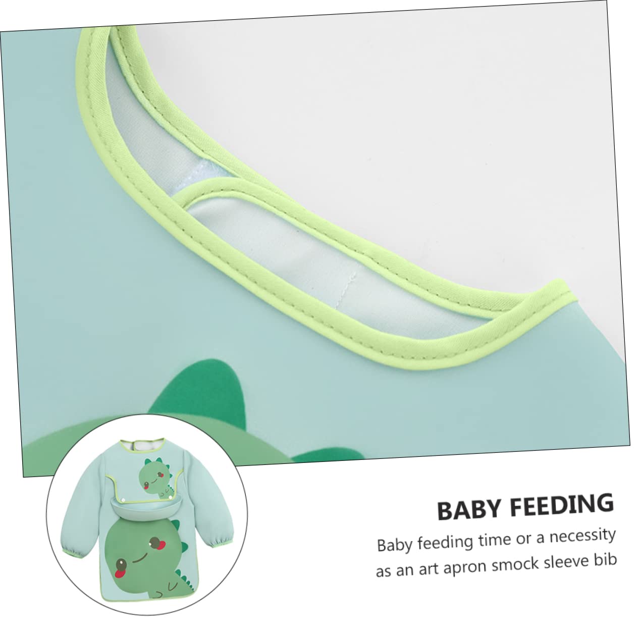 ibasenice Lot De 2 Bavoirs Doux Pour Bébé Avec Adorable Motif Dessin Animé Tablier Pour Bébé Et Bavoir Pour Repas Pour Garçons Et Filles