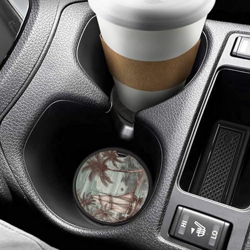 Posavasos para portavasos de auto 2,6 pulg, 2 piezas miniatura 6