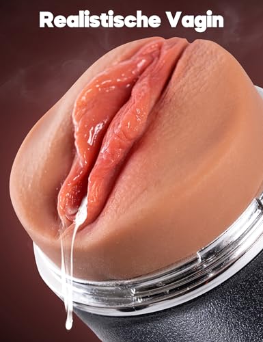 Masturbieren für männer Realistische Taschenmuschi mit Taschenlampen-Design Sex Spielzeug für die männer mit 18cm Upgrade Kanal&Lebensechten Schamlippen,Tragbare Pocket Pussy