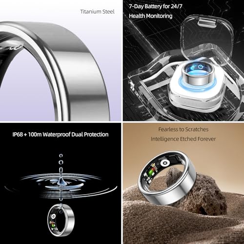 Image of Smart Ring for Women & Men Fitness Sleep Heart Tracker