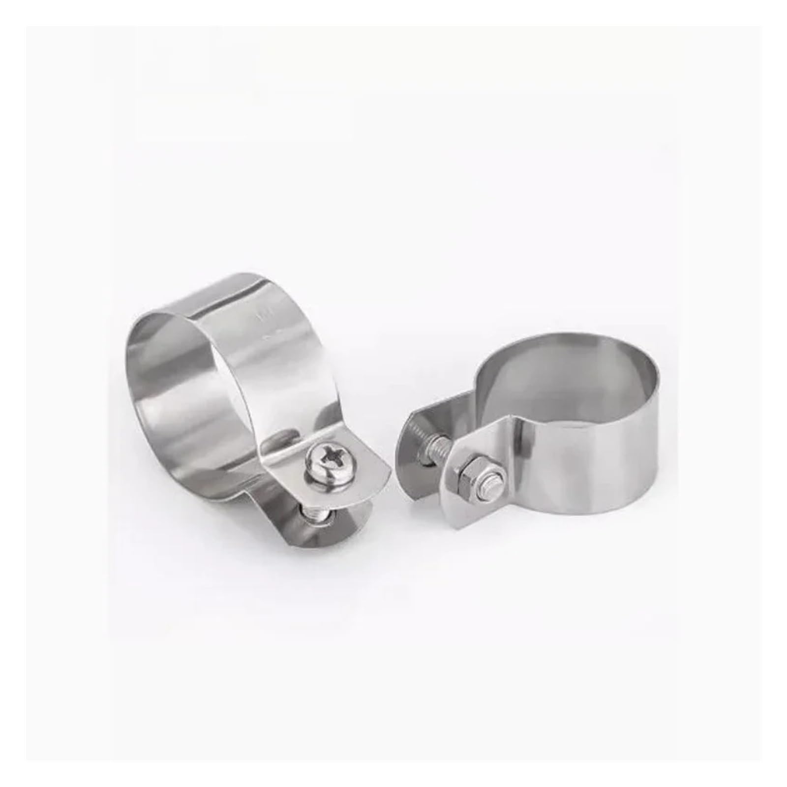 5/10 Stück Erdungsklemmen Aus Edelstahl 304, Jockey-Kartenhalterung, Schnalle, Schlauchbänder, Feste Clips for Wasserrohre(Dia.75mm(5pcs))