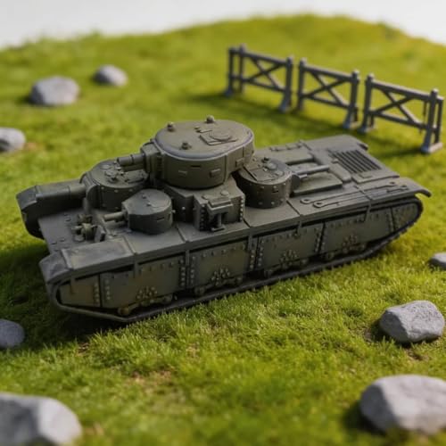 Tanque escala 1/144 réplica militar mini para vitrinas 4