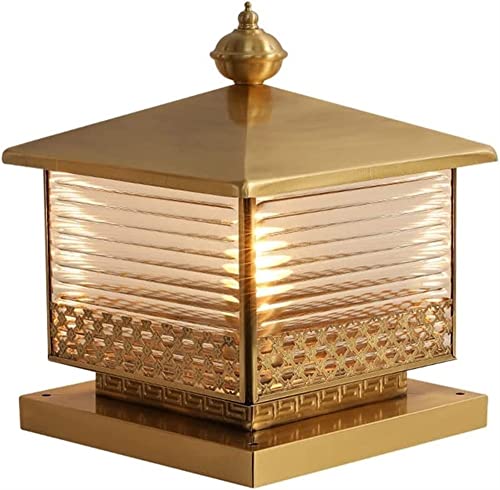 Lamp de cheminée en cuivre robuste IP54 résolvant le problème de rouille extérieur