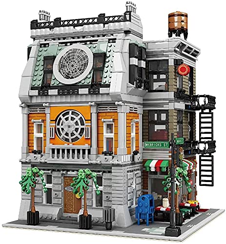 Modular Haus Bausteine Kit, 4 Ebenen Architektur Sanctum Sanctorum mit LED Beleuchtung, Häuser Konstruktionsspielzeug…
